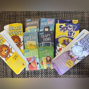 Set of Classic Card Games and Brain Quest Games